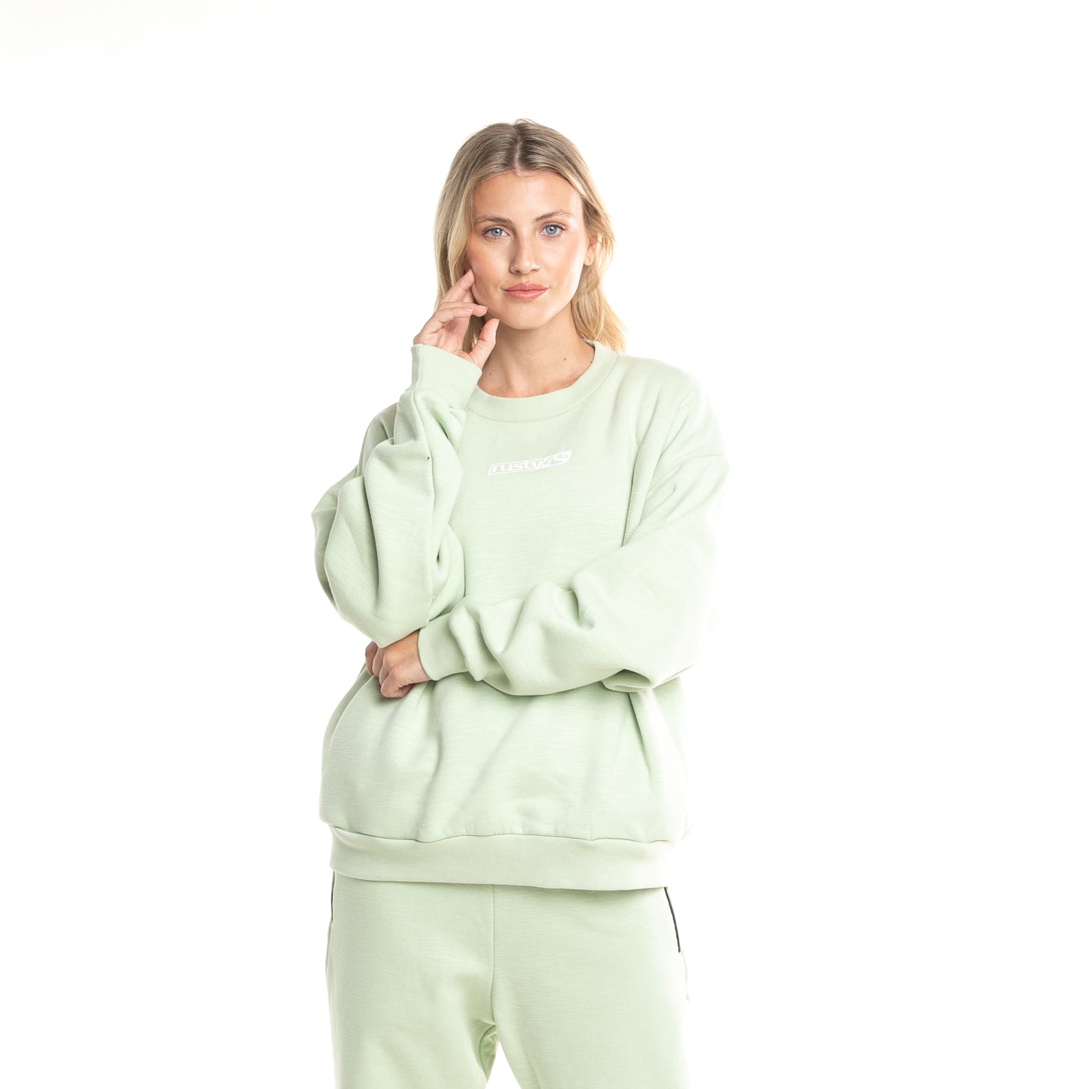 buzo_rusty_leiden_crew_unisex_celadon_green#TU#CELADON GREEN