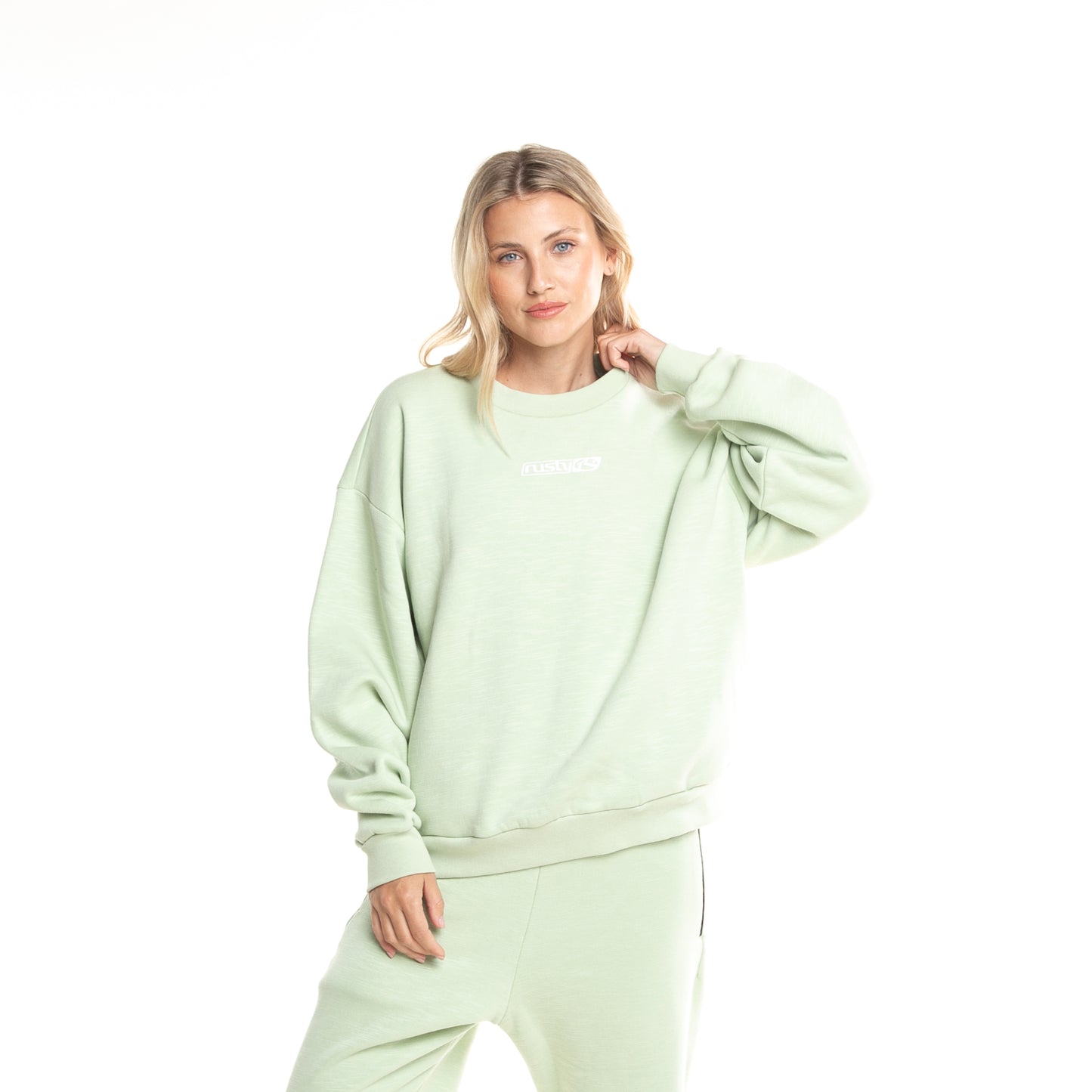 buzo_rusty_leiden_crew_unisex_celadon_green#TU#CELADON GREEN