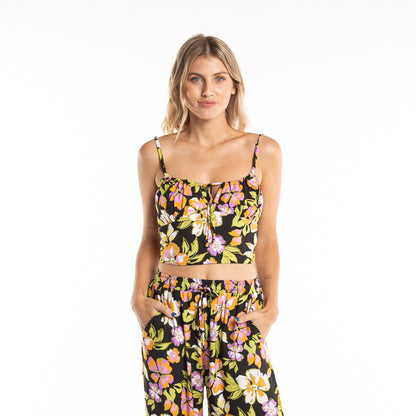 Fashion Top Rusty Magnolia Top Ld Black