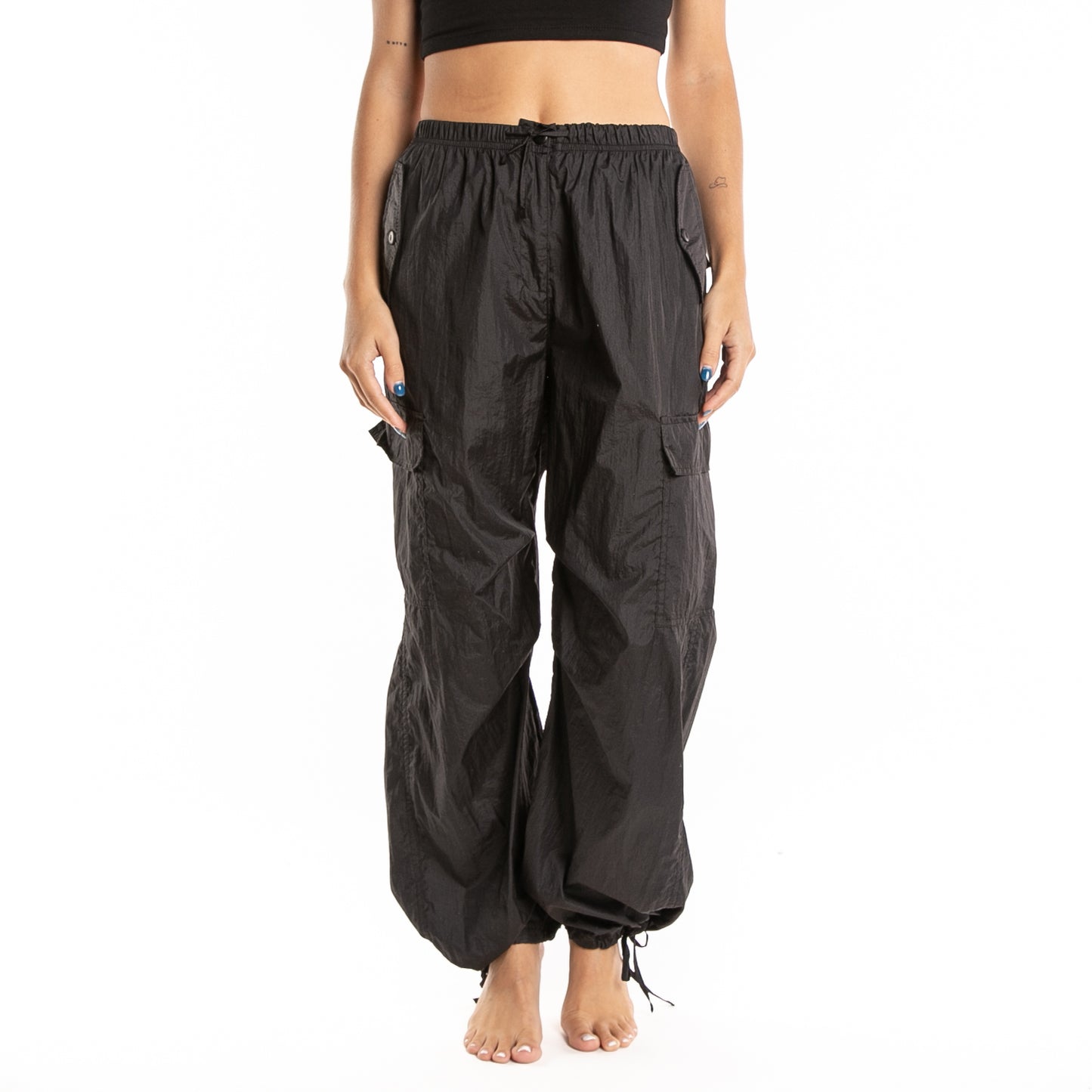 Pantalon Rusty Milly Parachutes Pant Ld Black