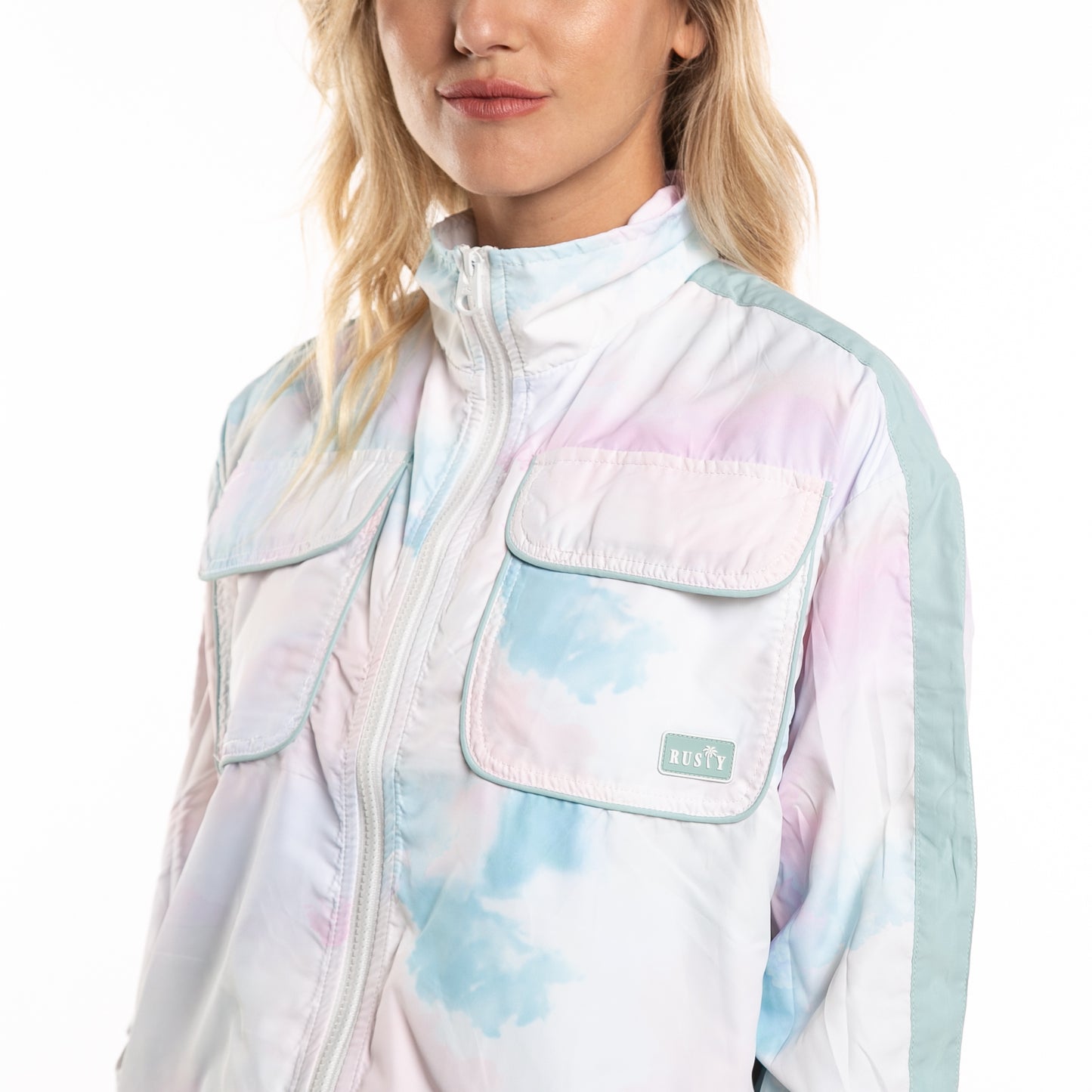 Campera Liviana Rusty Acid Sky Windbreaker