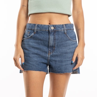 Bermuda Rusty Pacifico Dark Denim Short Ld Blue