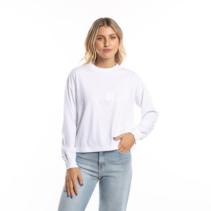 Remera Rustys Botanical Rose Long Sleeve Relaxed