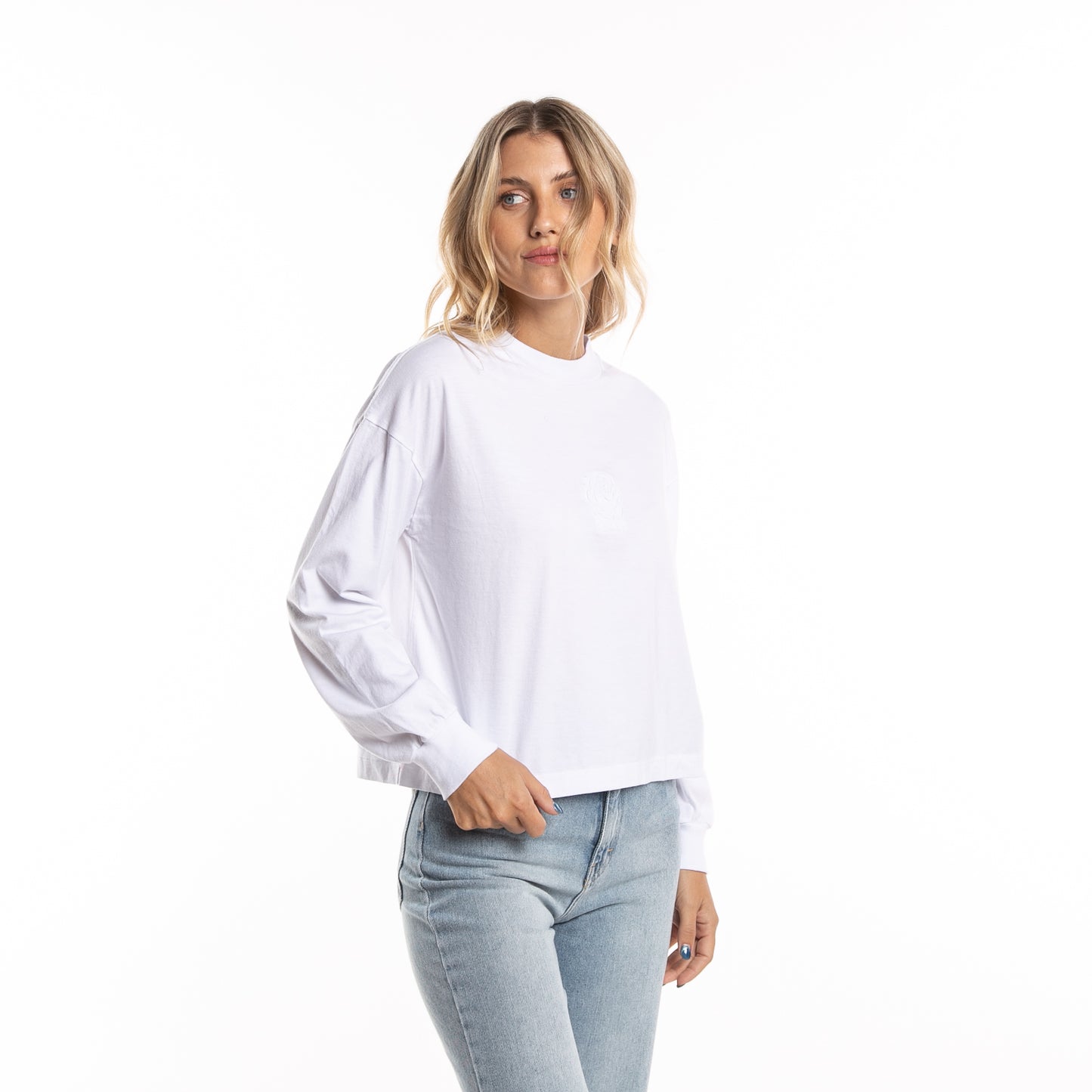 Remera Rustys Botanical Rose Long Sleeve Relaxed