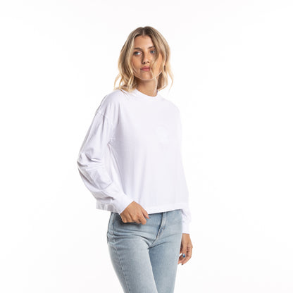 Remera Rustys Botanical Rose Long Sleeve Relaxed