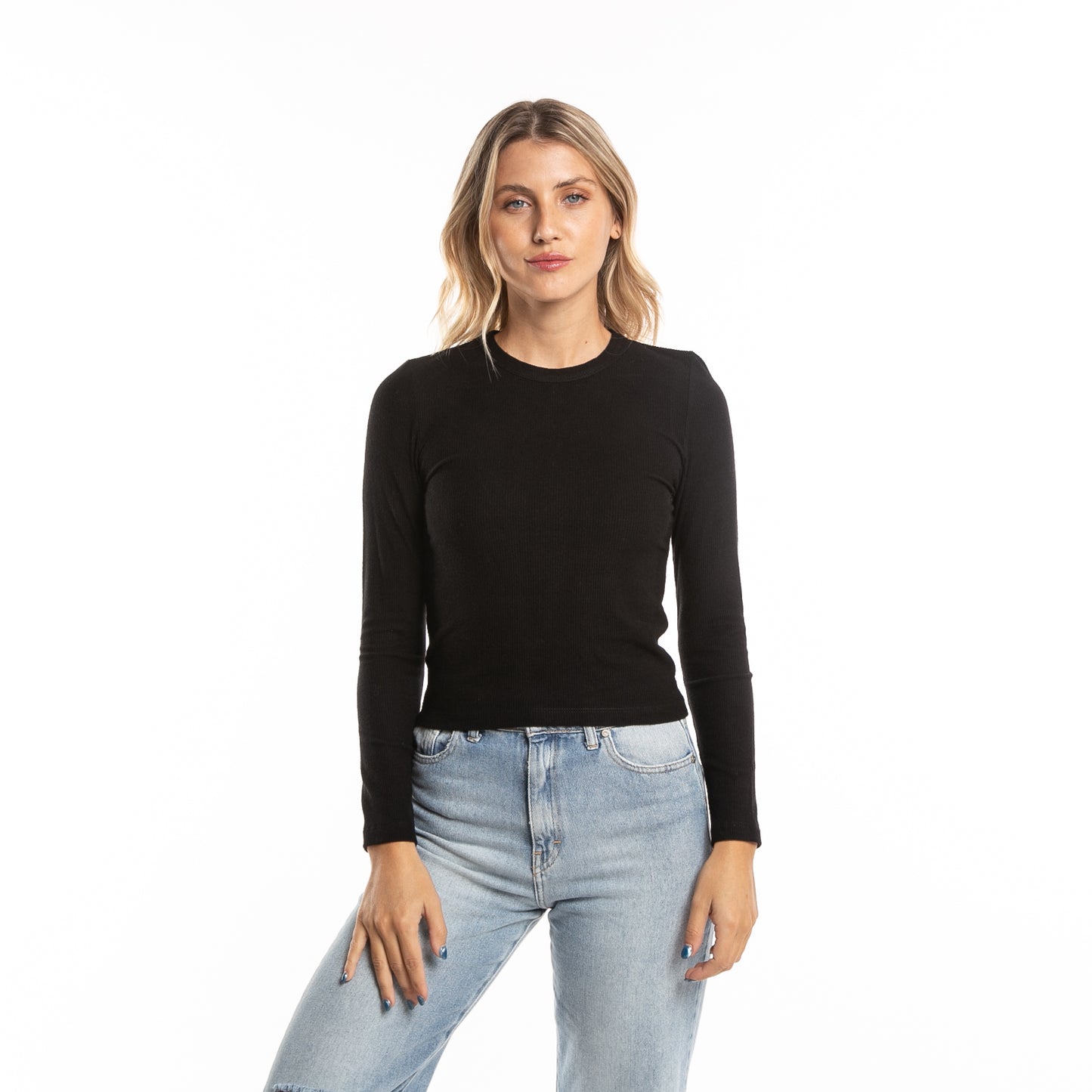 Remera Rusty Charis Ribbed Top Rusty