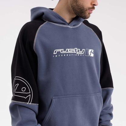 Canguro Rusty Incognito Hooded Fleece* China Blue