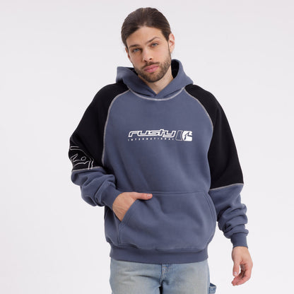 Canguro Rusty Incognito Hooded Fleece* China Blue