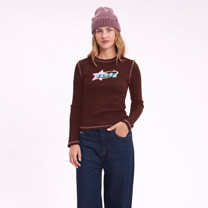 Remera Ml Rusty In My Place Fitted Ls Tee Chestnuit