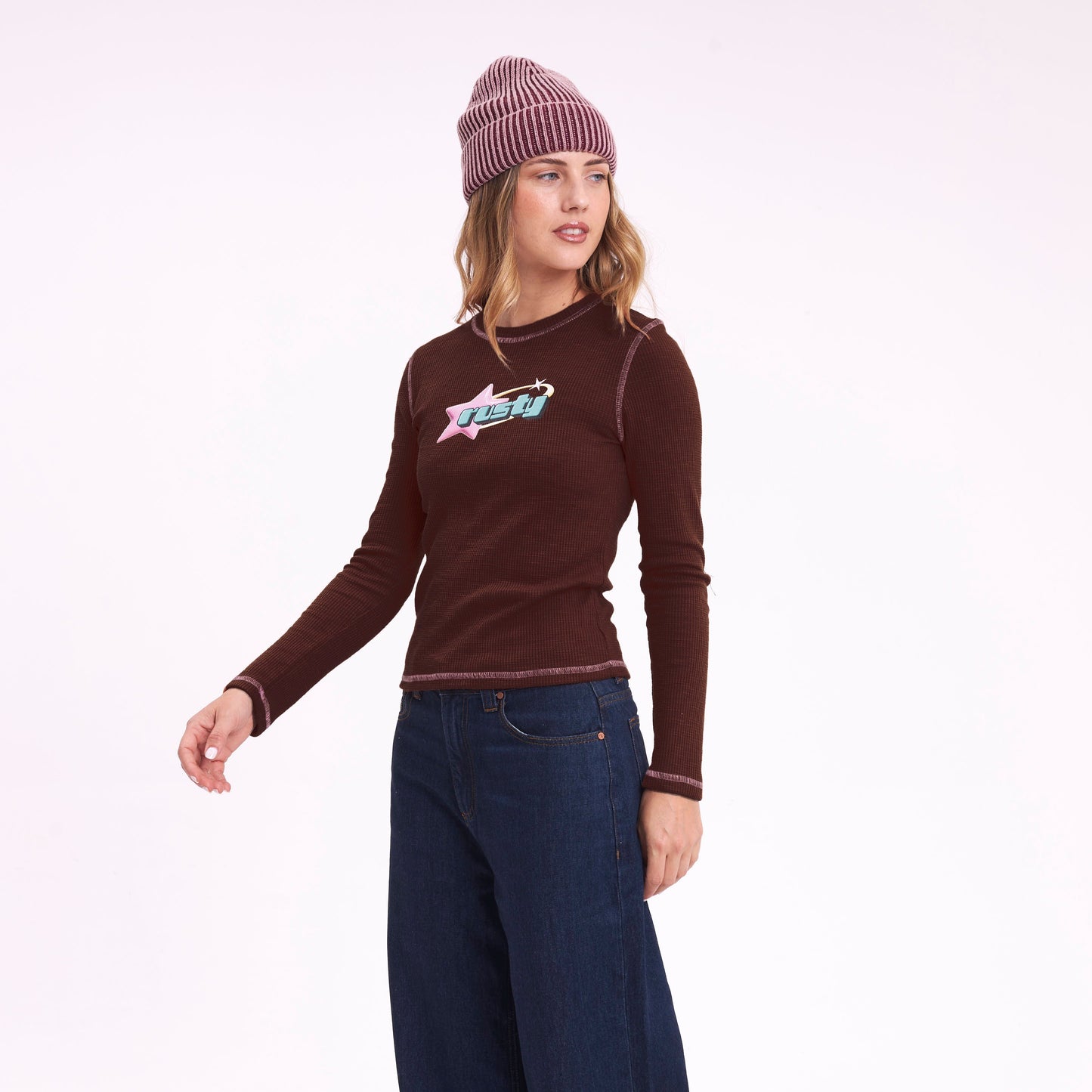 Remera Ml Rusty In My Place Fitted Ls Tee Chestnuit