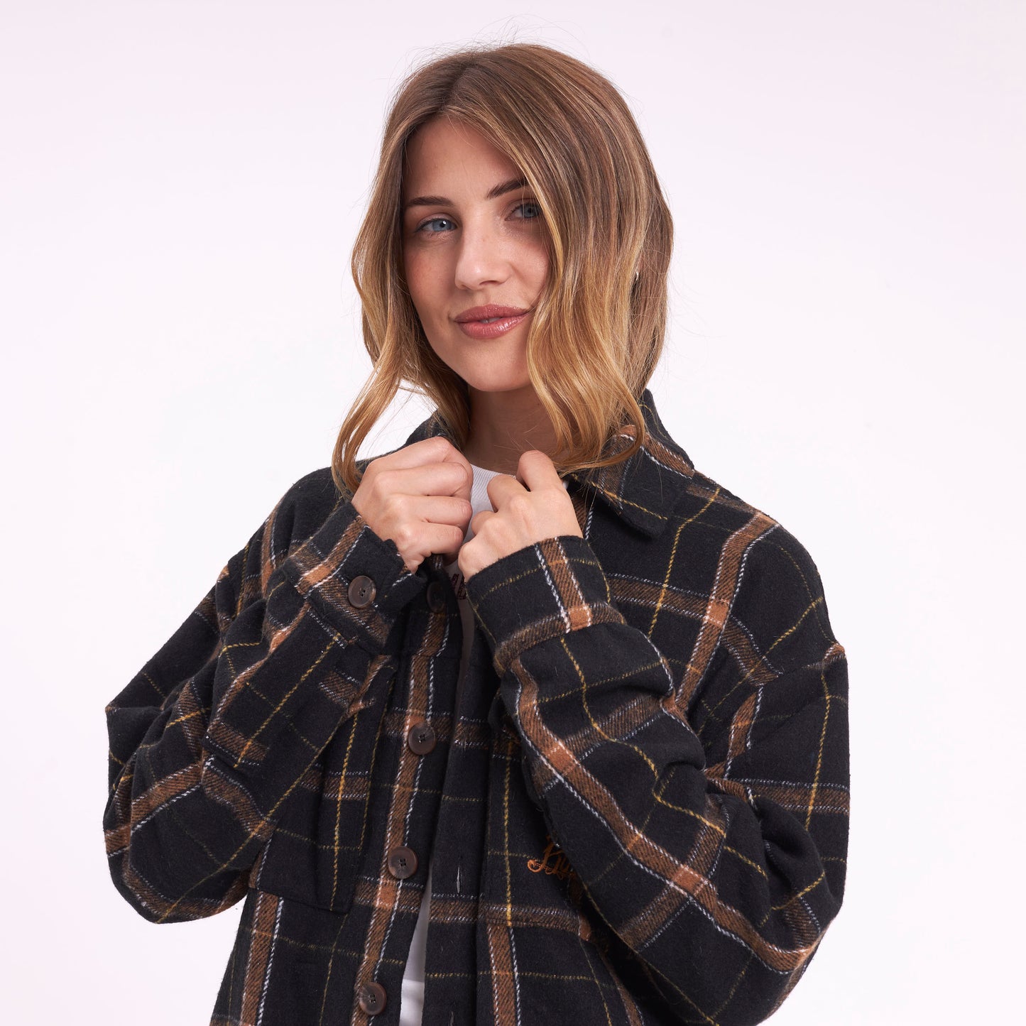 Camisa Ml Rusty In The City Ls Overshirt Ld Black