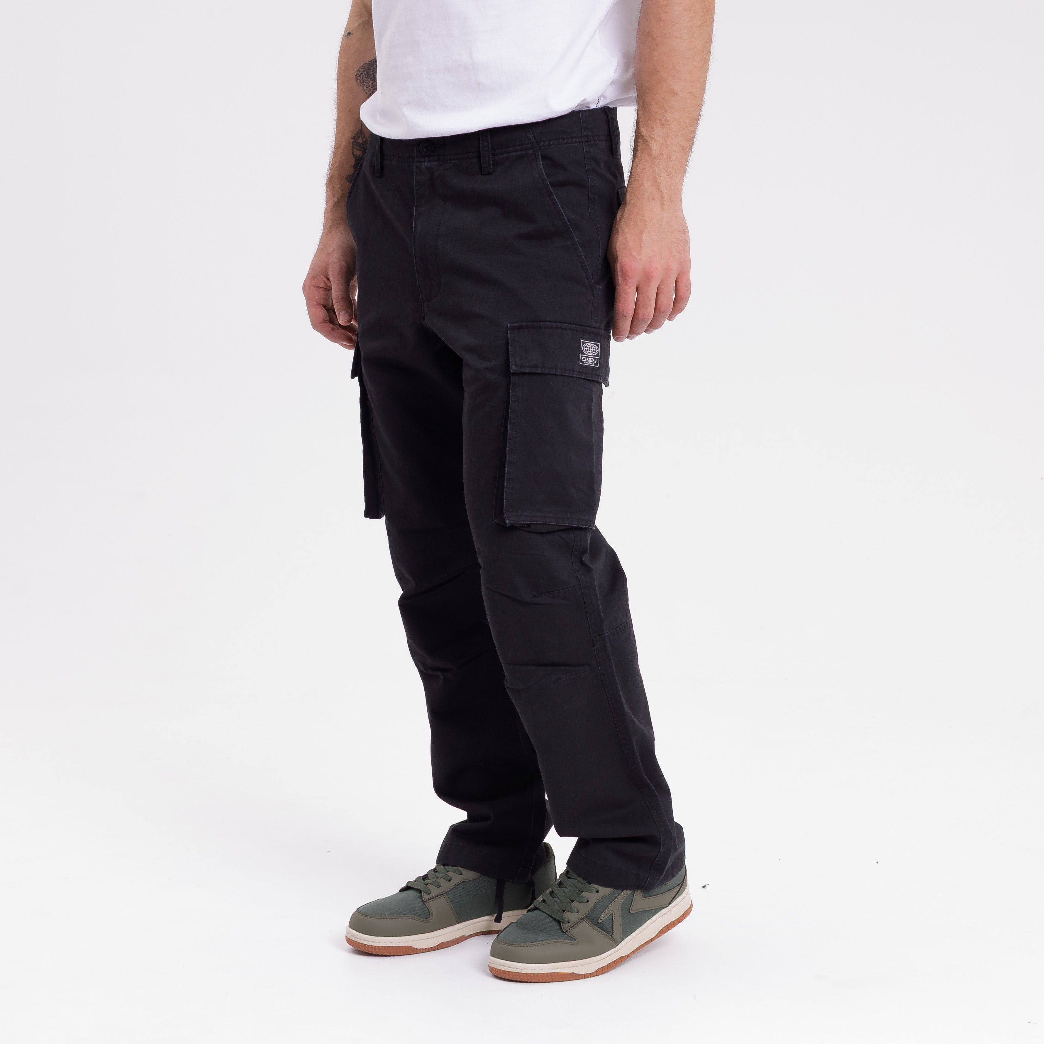 Pantalon Rusty Jonestown Twill Cargo Pant Black