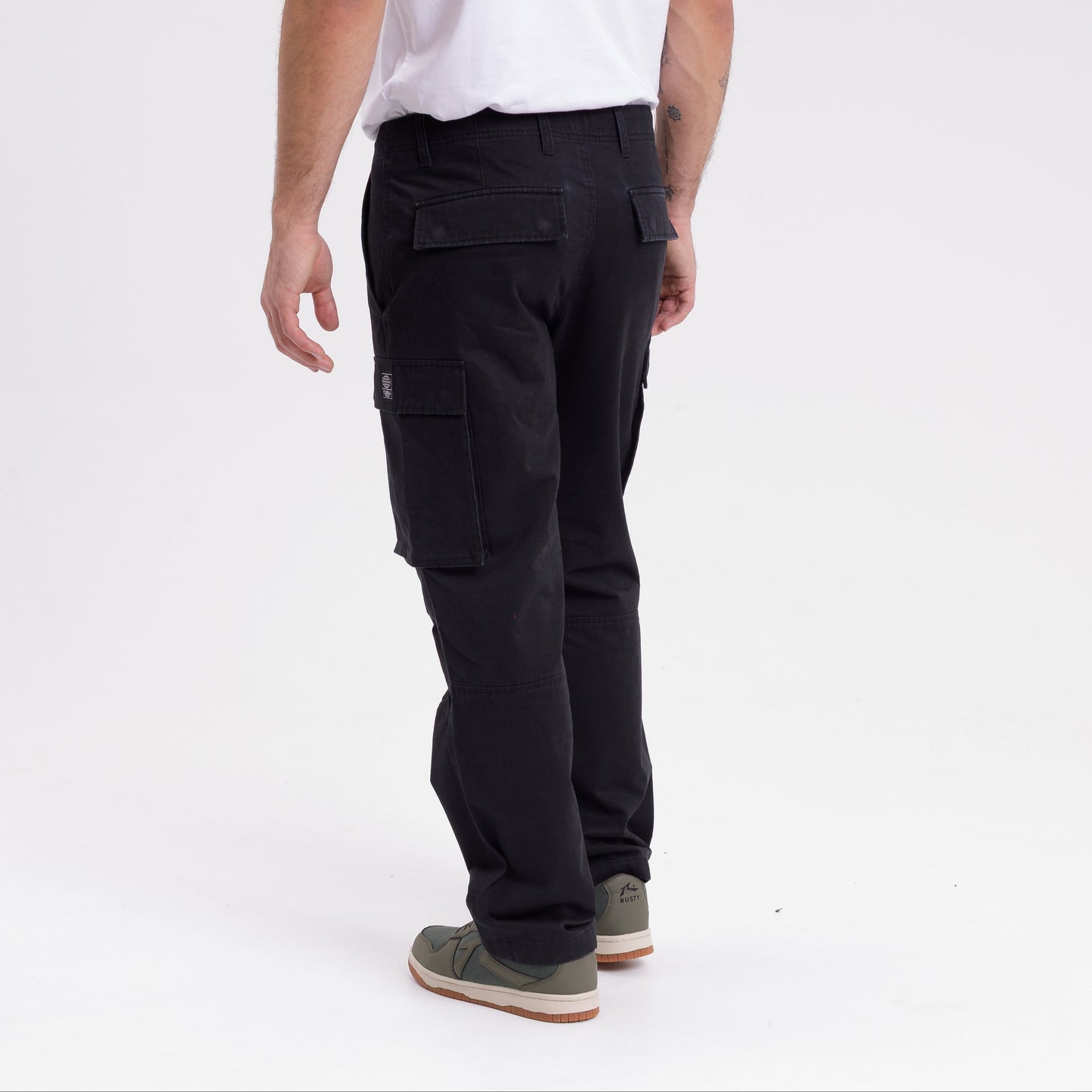 Pantalon Rusty Jonestown Twill Cargo Pant Black