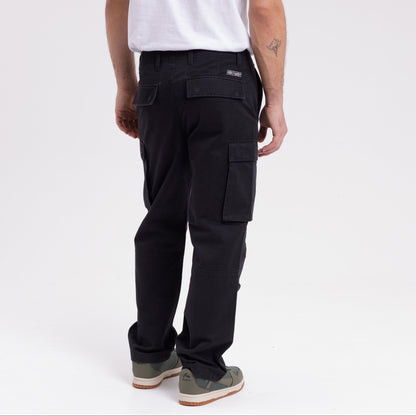 Pantalon Rusty Jonestown Twill Cargo Pant Black