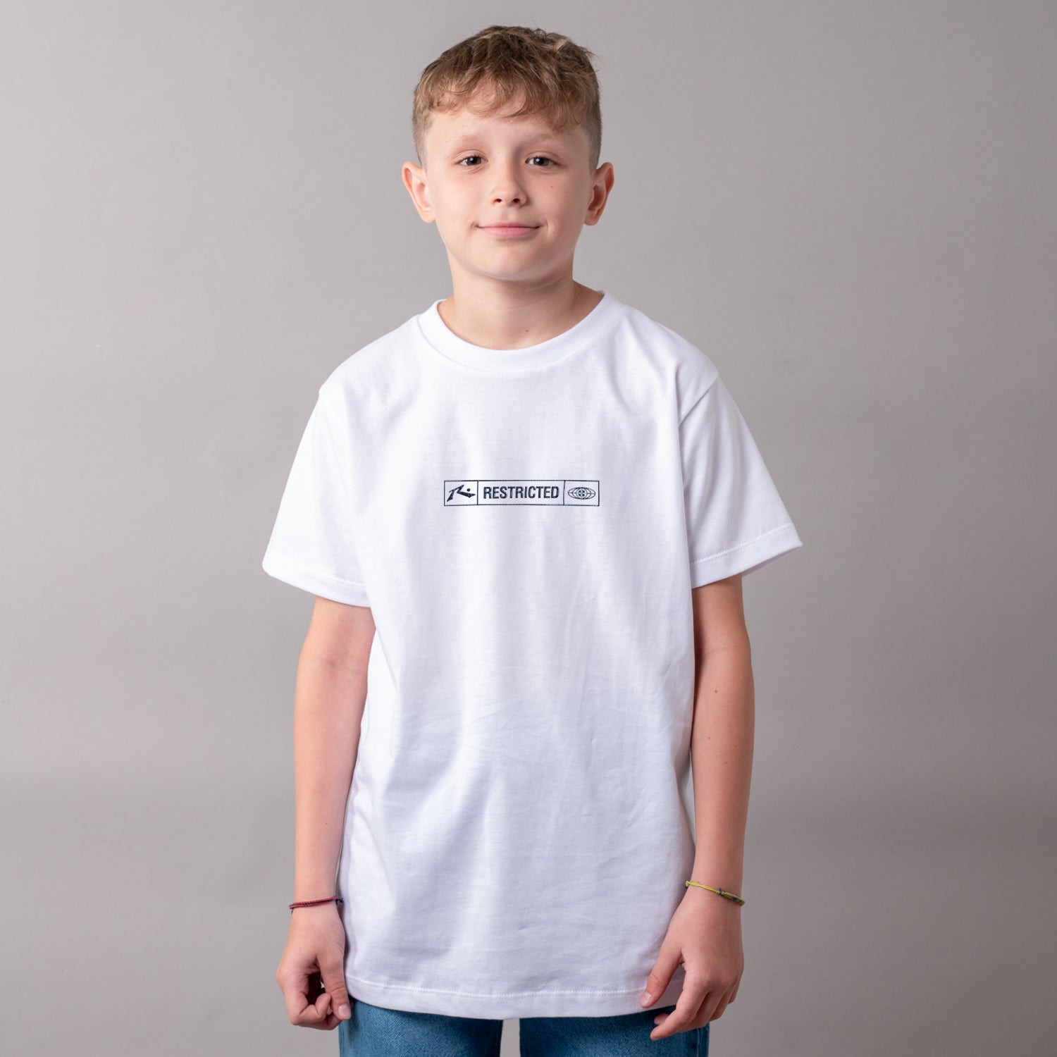 Remera Rusty Restrict Junky Jr White