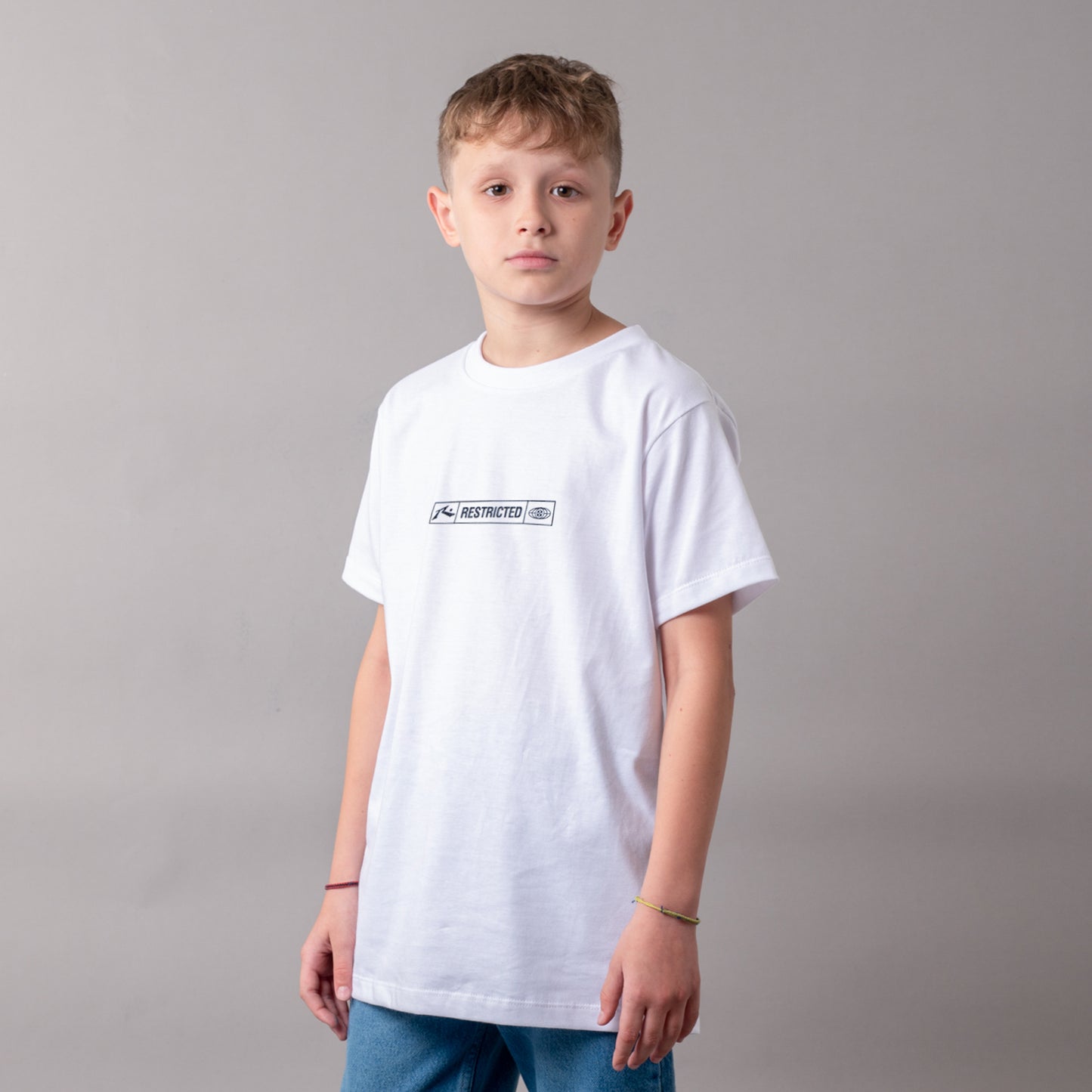 Remera Rusty Restrict Junky Jr White