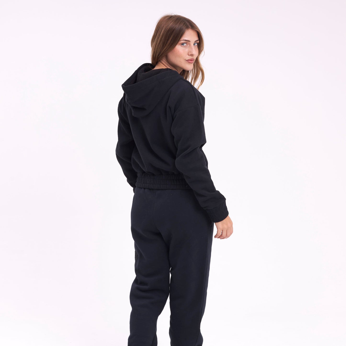 Campera Canguro Rusty Keela Ziphood Ld Black