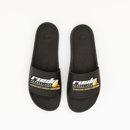 Ojotas Rusty Kagoshima Slide Black