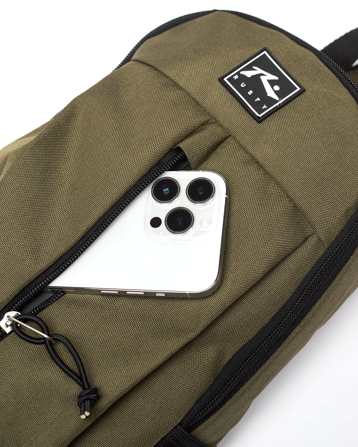 Mochila Rusty Arcade Backpack Black/Army