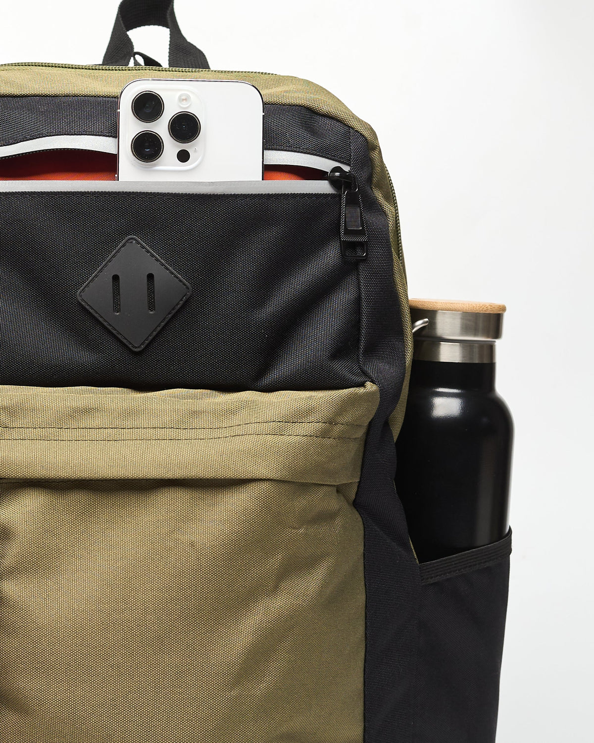 Mochila Rusty Creed Backpack Black/Army