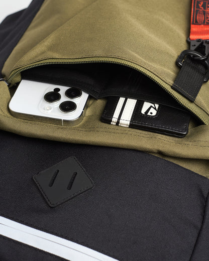 Mochila Rusty Creed Backpack Black/Army