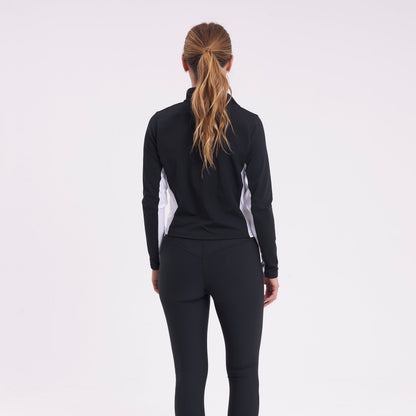 Campera Canguro Rusty Latitud Sporty Zip Through Ld Black