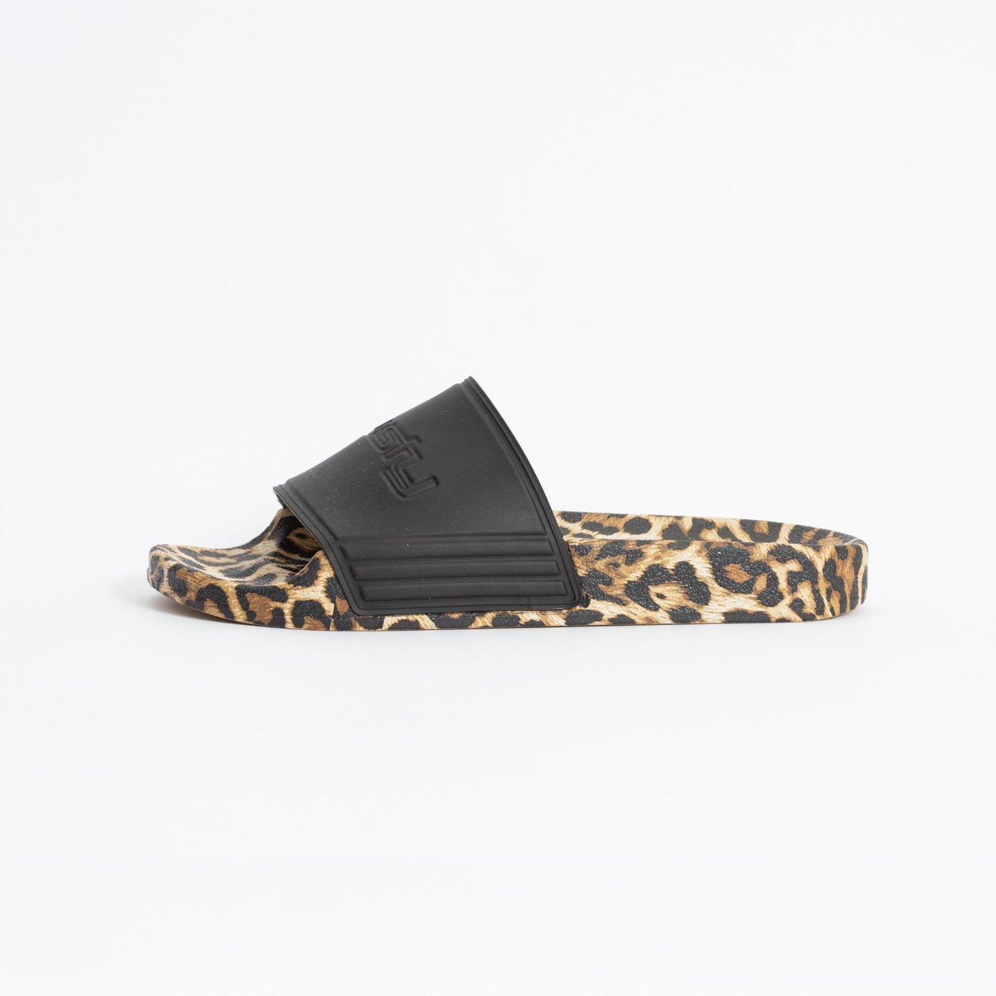 Ojotas Rusty Lennie Leopard Slide Ld Black