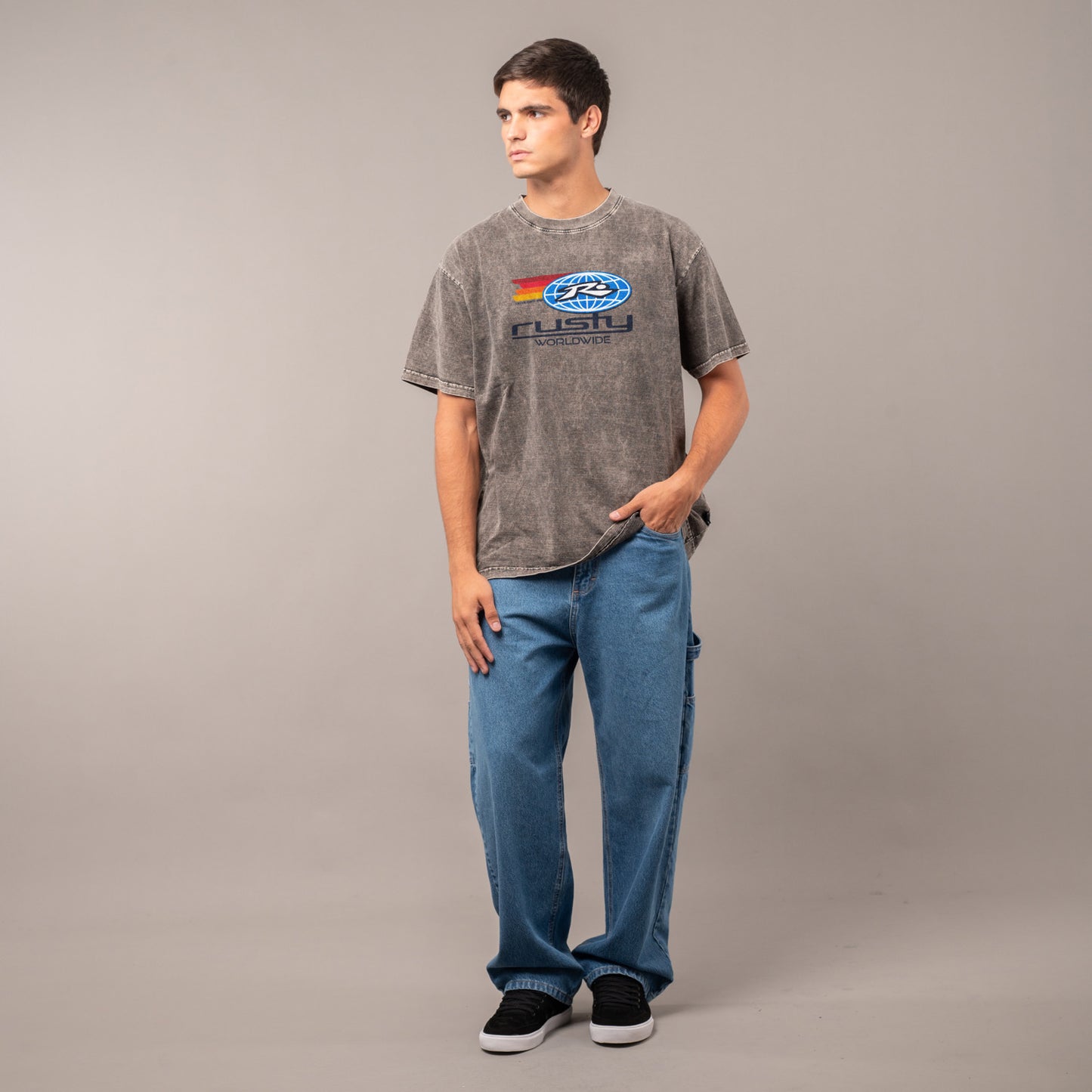 Remera Rusty Lenuff Process Grey