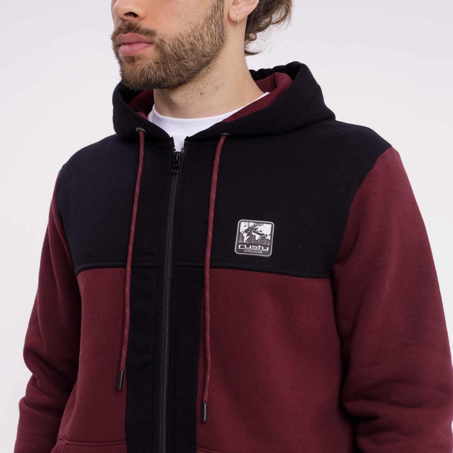 Campera Canguro Rusty Lipa Serie 2 Zh Burgundy