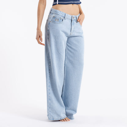 Jean Rusty Low Rise Super Wide Leg Jean Ld Sky Blue