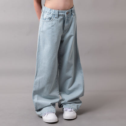 Jean Rusty Lucy Loose Low Rise Jean Girls Sky Blue