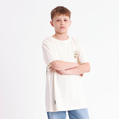 Remera Mc Rusty Lungud Tee Jr* Off White