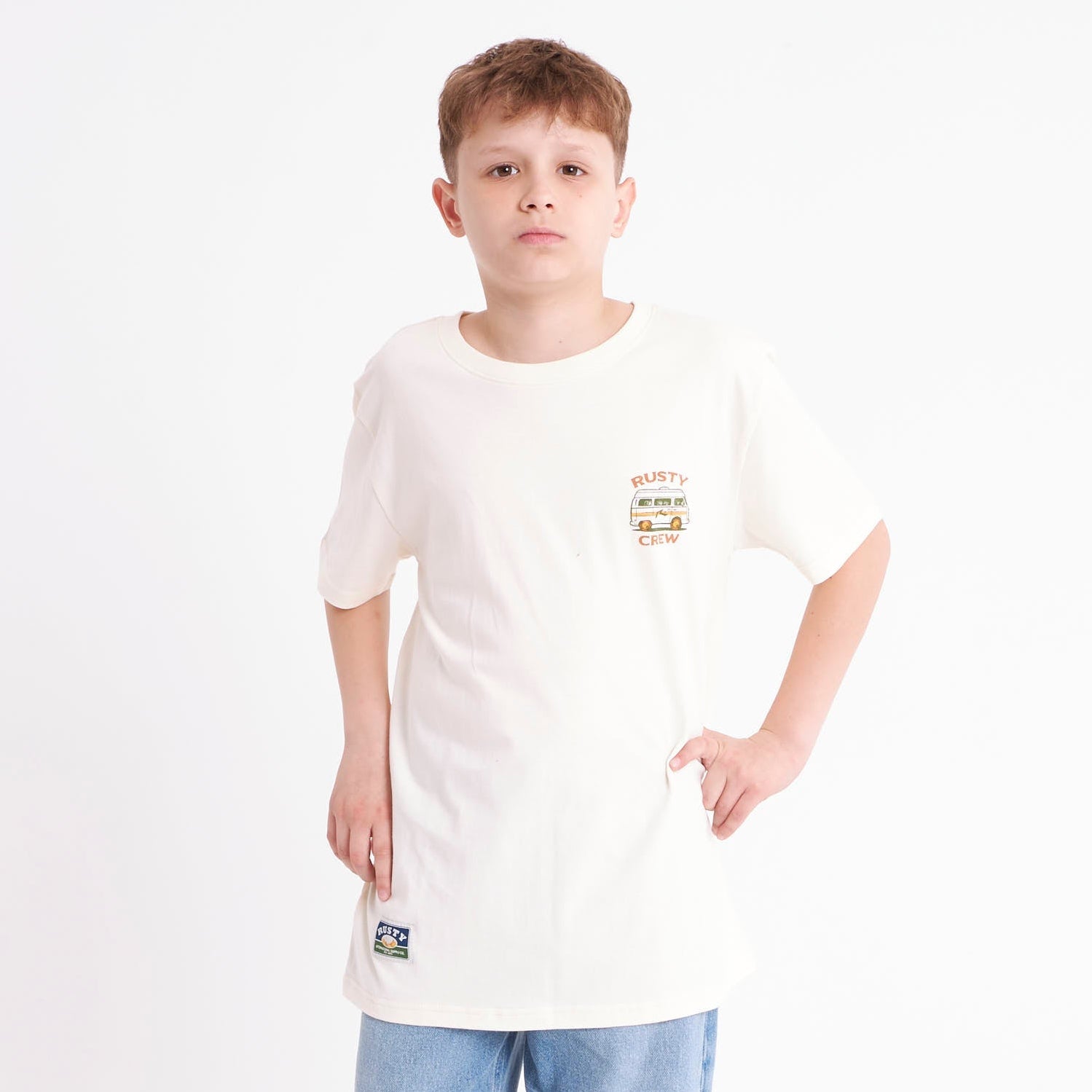 Remera Mc Rusty Lungud Tee Jr* Off White
