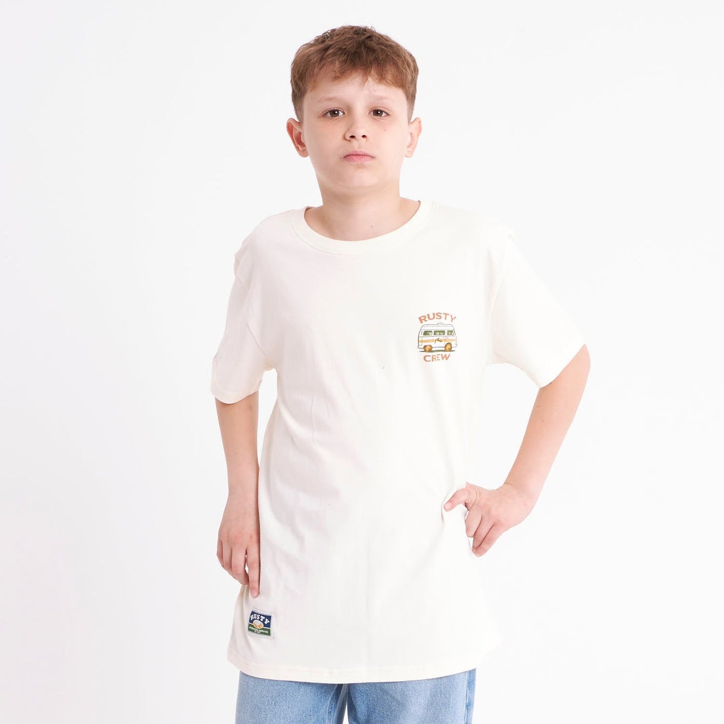 Remera Mc Rusty Lungud Tee Jr* Off White