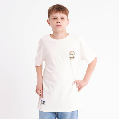Remera Mc Rusty Lungud Tee Jr* Off White