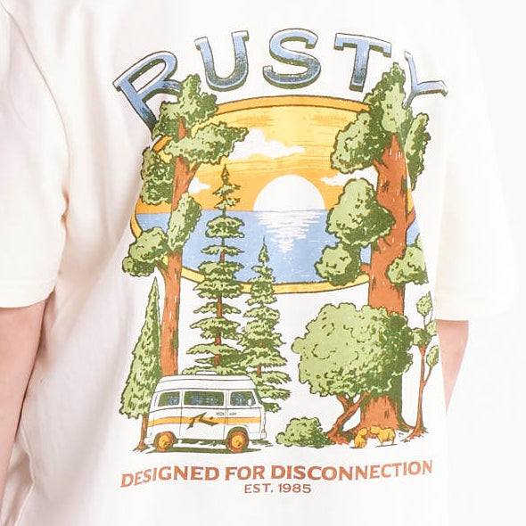 Remera Mc Rusty Lungud Tee Jr* Off White