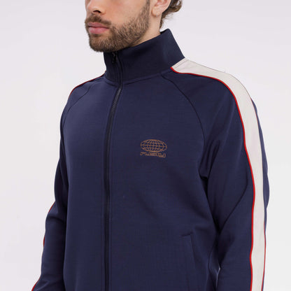 Campera Canguro Rusty Lykke Zip Hood Navy
