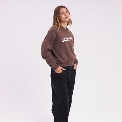 Buzo Rusty Magic Relaxed Crew Ld Chestnuit