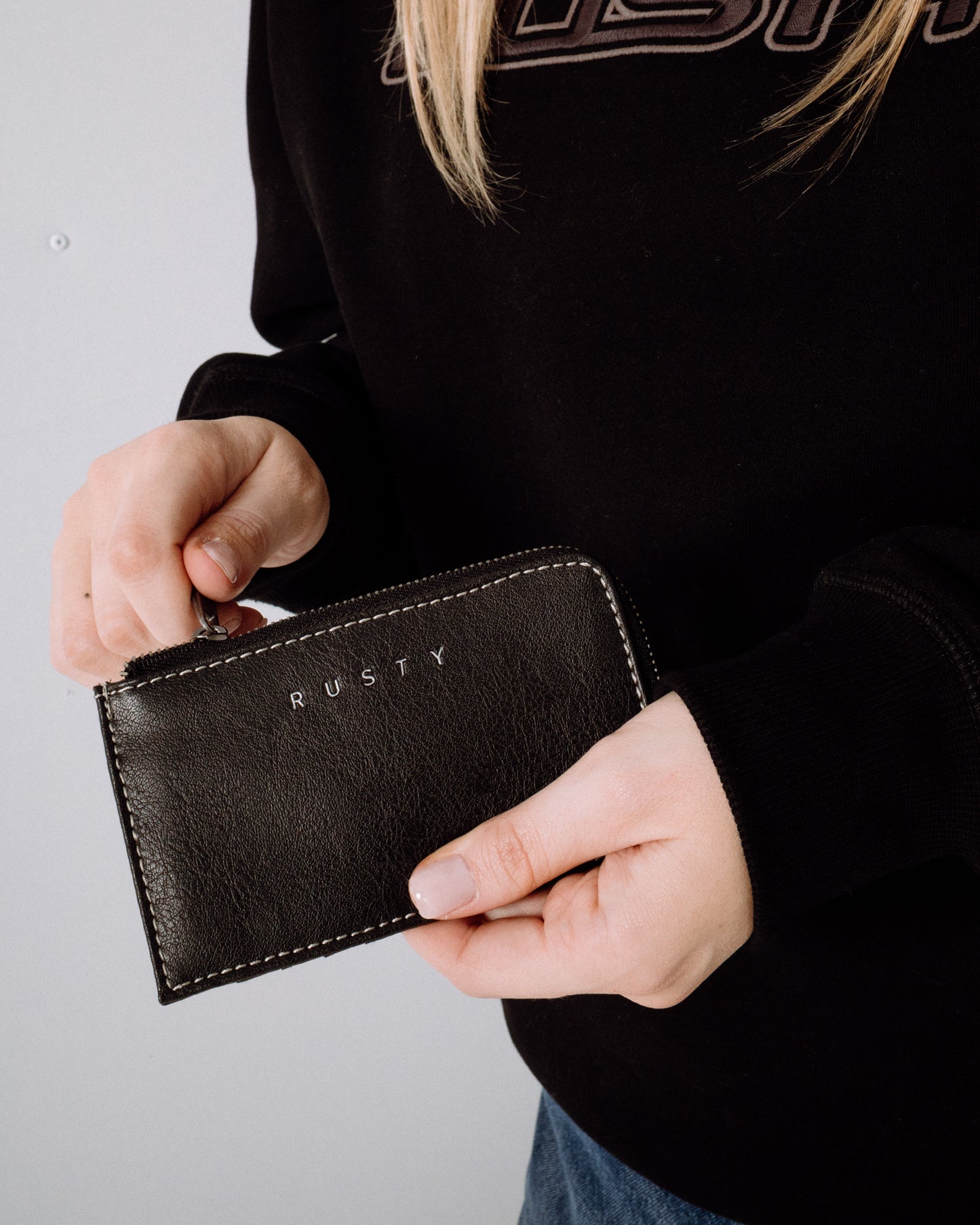 Billetera Rusty Mallory Card Holder Black