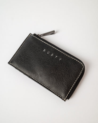 Billetera Rusty Mallory Card Holder Black