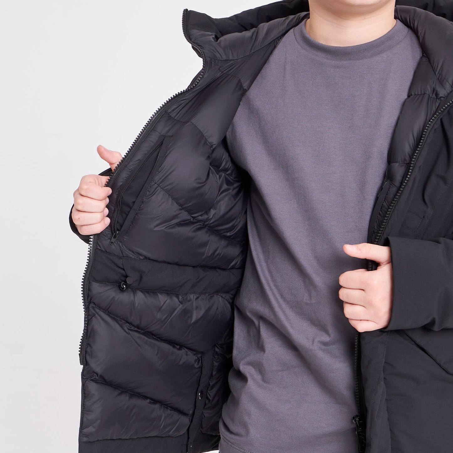 Campera Abrigo Rusty Manchester Parka Jacket Jr Black