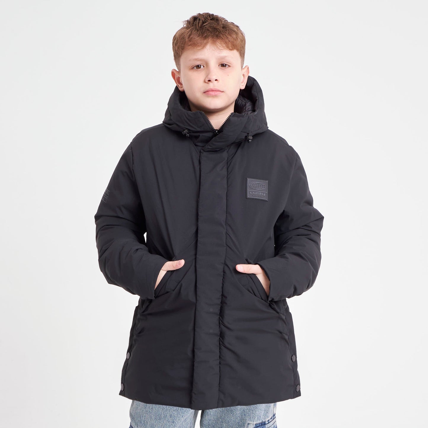 Campera Abrigo Rusty Manchester Parka Jacket Jr Black