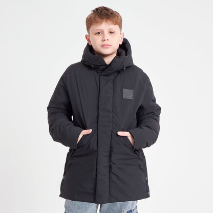 Campera Abrigo Rusty Manchester Parka Jacket Jr Black