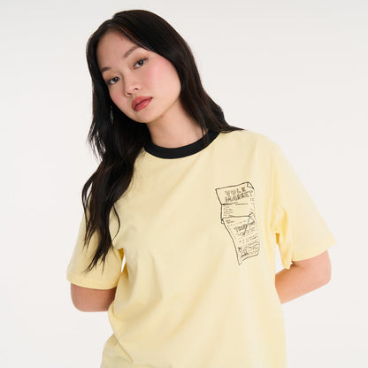 Remera Mc Vulk Market Tee Pastel Yellow