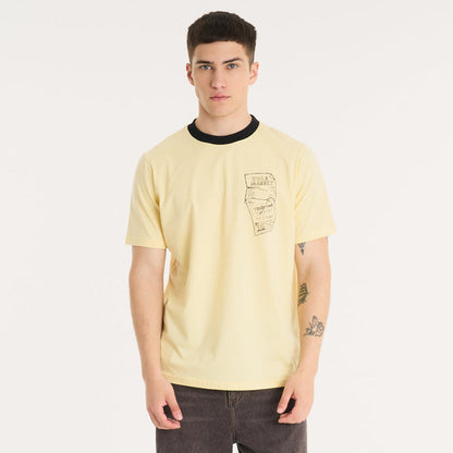 Remera Mc Vulk Market Tee Pastel Yellow