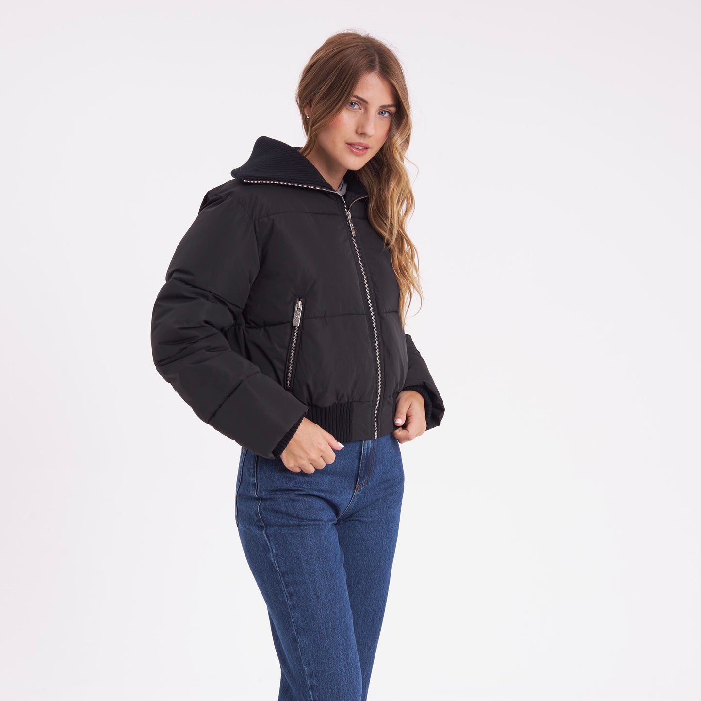 Campera Abrigo Rusty Marry On Puffer Coat Ld Black