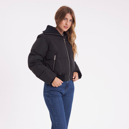 Campera Abrigo Rusty Marry On Puffer Coat Ld Black