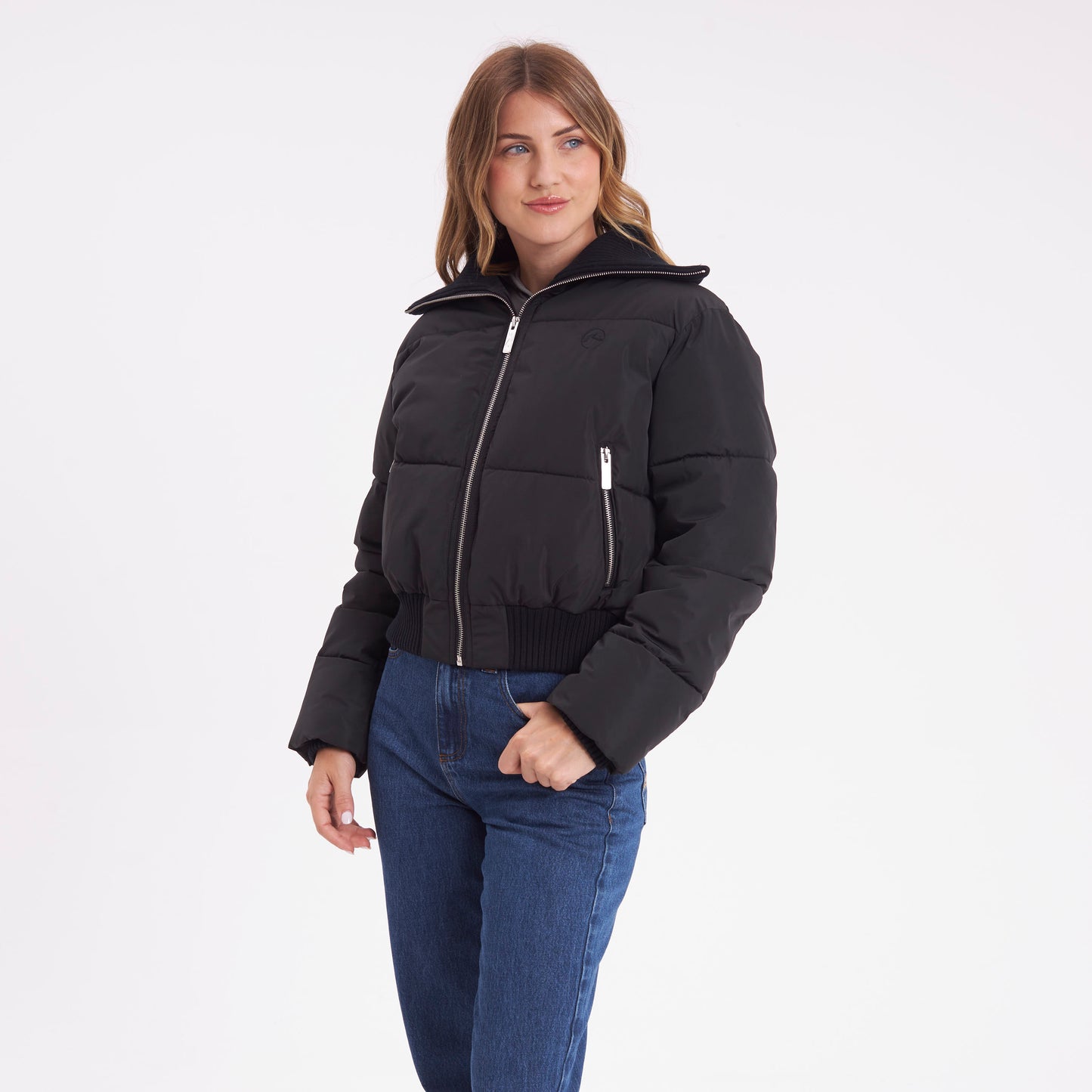 Campera Abrigo Rusty Marry On Puffer Coat Ld Black