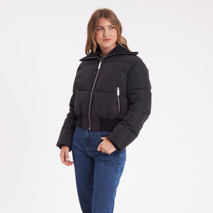 Campera Abrigo Rusty Marry On Puffer Coat Ld Black