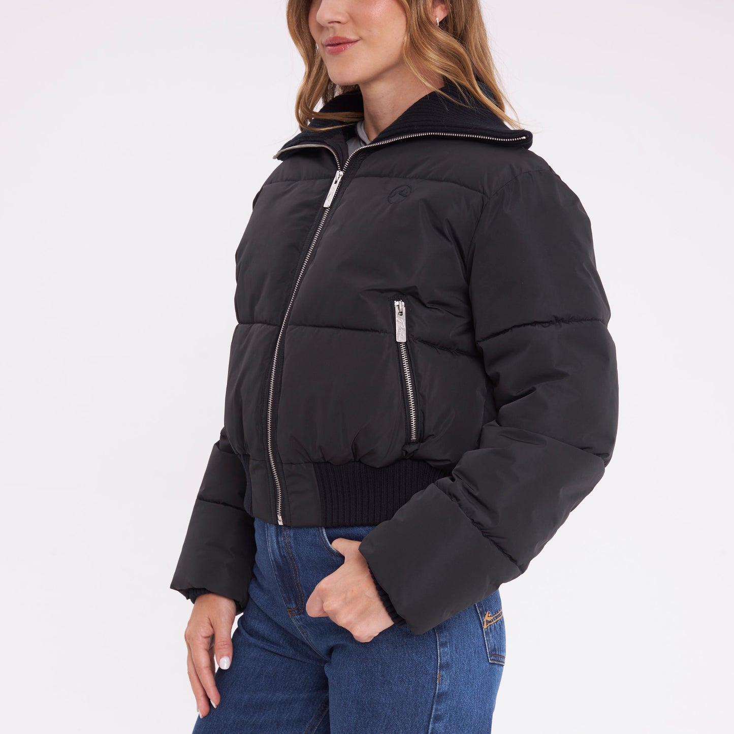 Campera Abrigo Rusty Marry On Puffer Coat Ld Black